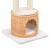 Ansamblu pentru pisici cu stâlp funie sisal, lemn de salcie, 5 image