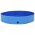 Piscină pentru câini pliabilă, albastru, 160 x 30 cm, pvc, 4 image