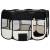 Țarc de câini pliabil cu sac de transport, negru, 145x145x61 cm, 3 image