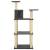 Ansamblu pisici, stâlpi din funie sisal, gri închis, 119 cm, 3 image