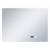 Oglindă cu led de baie cu senzor tactil și afișaj oră, 80x60 cm, 2 image