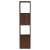 Dulap rotativ, stejar maro, 34,5x34,5x147,5 cm, pal, 5 image