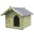 Cușcă de câine grădină, acoperiș detașabil, lemn de pin tratat