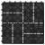 Plăci de pardoseală 11 buc, negru, 30 x 30 cm, wpc, 1 mp, 6 image