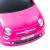 Mașină electrică pentru copii fiat 500, roz, 5 image