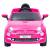 Mașină electrică pentru copii fiat 500, roz, 2 image