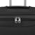 Set de valize din material textil, 3 piese, negru, 8 image