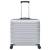 Set valiză carcasă rigidă, 2 buc., argintiu, abs, 4 image