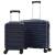 Set valiză carcasă rigidă, 2 buc., bleumarin, abs