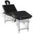 Masă de masaj pliabilă 4 părți cadru din aluminiu negru, 2 image