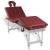 Masă de masaj pliabilă 4 părți cadru din aluminiu roșu, 9 image