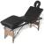 Masă de masaj pliabilă 4 părți cu cadru din lemn negru, 6 image