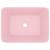 Chiuvetă de baie lux, roz mat, 41 x 30 x 12 cm, ceramică, 3 image