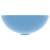 Chiuvetă pentru baie, albastru deschis, ceramică, rotund, 3 image