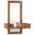 Oglindă cosmetică cu 2 sertare, lemn masiv de sheesham, 11 image