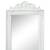 Oglindă în stil baroc independentă, alb, 160 x 40 cm, 3 image