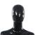 Corp manechin feminin, suport din sticlă, negru lucios, 175 cm, 9 image