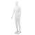 Corp manechin masculin, cu suport din sticlă, alb lucios 185 cm