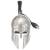 Coif războinic grec, aspect antic, joc de rol, argintiu, oțel, 2 image