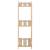 Raft depozitare 3 niveluri, 60x28,5x90 cm, lemn masiv de pin, 3 image