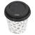 Pahare de cafea de hârtie cu capace, 1000 buc. alb/negru 120 ml, 5 image