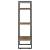 Raft de depozitare, maro, 60x30x105 cm, lemn masiv de pin, 7 image