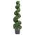 Plantă artificială de cimișir cu ghiveci, verde, 117cm, spirală
