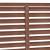 Gard tip oblon, maro, 180x180 cm, wpc, 4 image