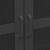 Dulap de depozitare industrial, negru, 70x40x115 cm, metal, 7 image