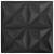 150918  3d wall panels 48 pcs 50x50 cm origami black 12 m², 5 image