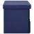 Bancă depozitare pliabilă, albastru, 76x38x38 cm imitație pânză, 4 image