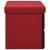 Bancă depozitare pliabilă, roşu vin, 76x38x38 cm imitație pânză, 5 image