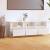 Comodă tv, alb, 140x37x50 cm, lemn masiv de pin, 3 image