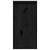 Dulapuri de perete, 2 buc., negru, 30x30x60 cm, lemn masiv pin, 9 image
