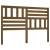 Tăblie de pat, maro miere, 141x4x100 cm, lemn masiv de pin, 2 image