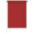 Jaluzea tip rulou de exterior, 100x140 cm, roșu, hdpe