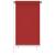Jaluzea tip rulou de exterior, roşu, 80x140 cm, hdpe