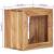 Taburet, 40x30x40 cm, lemn masiv de acacia, 7 image