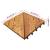 Plăci pardoseală, 20 buc., maro, 30x30 cm, lemn masiv de acacia, 6 image