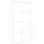 Ușă glisantă, alb, 102,5x205 cm, sticlă esg și aluminiu, 3 image