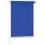 Jaluzea tip rulou de exterior, albastru, 100x140 cm, hdpe, 2 image
