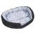 Pernă reversibilă lavabilă pt câini gri și negru, 110x80x23 cm, 8 image