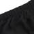 Husă elastică pentru canapea cu 4 locuri poliester jersey negru, 5 image
