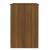 Dulap cu sertar, stejar maro, 40x50x76 cm, lemn prelucrat, 7 image