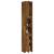 Dulap de baie, stejar fumuriu, 30x30x183,5 cm, lemn prelucrat, 4 image