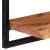 Rafturi de perete 2 buc. 60x25x35 cm lemn masiv acacia/oțel, 5 image