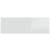 Tăblie pat/perete,alb extralucios,240x1,5x80 cm,lemn prelucrat, 5 image