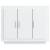 Servantă, alb, 92x35x75 cm, lemn compozit, 5 image