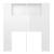 Tăblie de pat, alb extralucios, 100x18,5x104,5 cm, 4 image