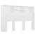 Tăblie de pat cu dulap, alb extralucios, 160x19x103,5 cm, 2 image
